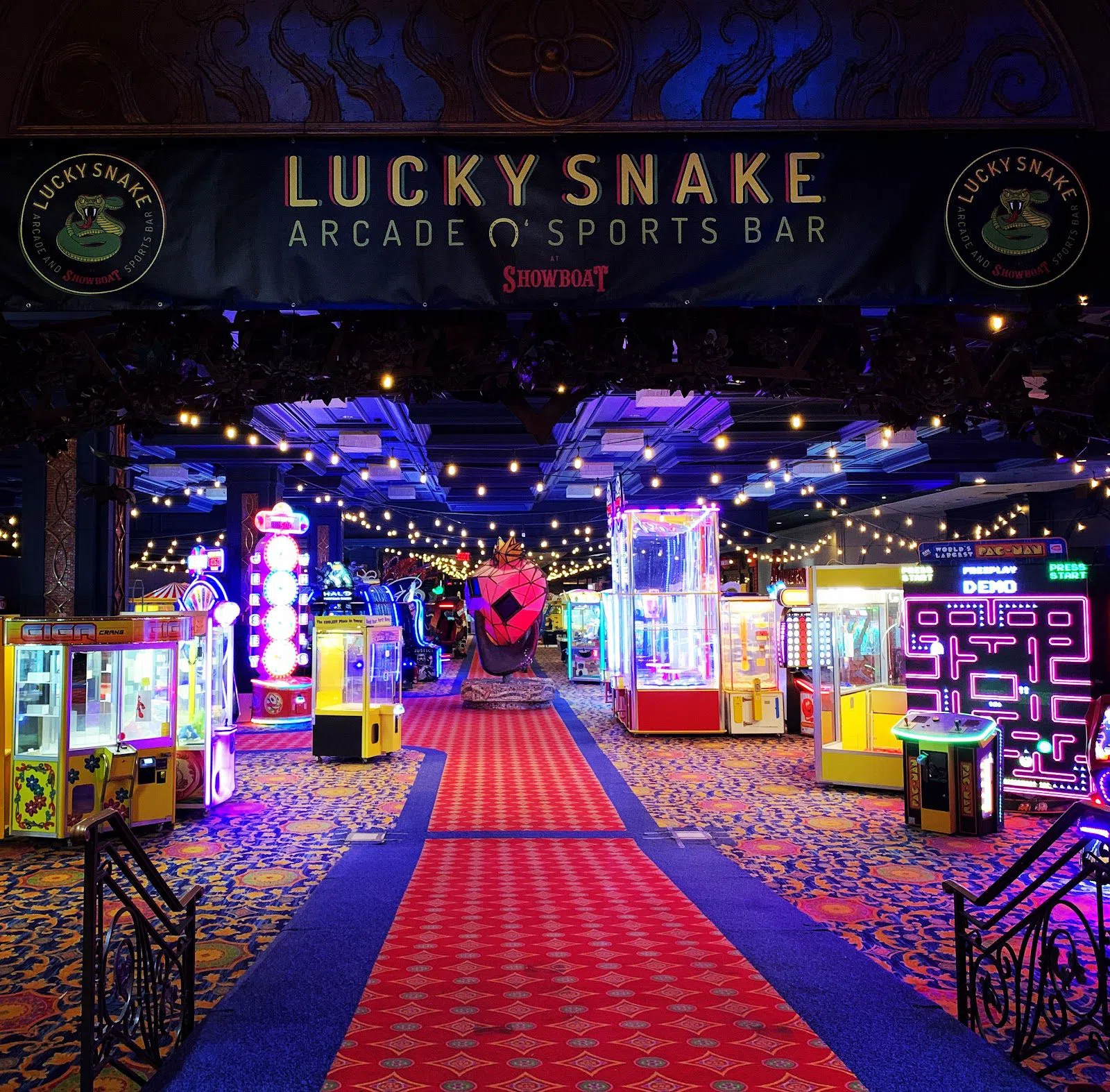 Lucky Snake Arcade & Sports Bar at Showboat, Atlantic City
